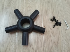 Desmontar base de pé de cinco estrelas, acessórios de cadeira giratória, cadeira cromada/spray Bifma pernas de cadeira de teste