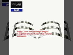 Cores brilhantes e pesos leves 0,6 kg/pares para cadeiras de barbeiro