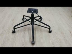 Home Office Cadeira giratória com construção de ferro e funcionalidade de elevação por rotação