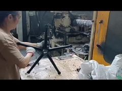 Cadeira de escritório confortável de base giratória de nylon com ajuste de altura de suporte lombar