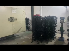 Base de cadeira de escritório de nylon de prata de 700 mm de alta qualidade com suporte lombar e rodas