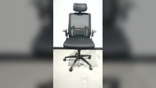 Cadeira de escritório ergonômica para conforto e suporte