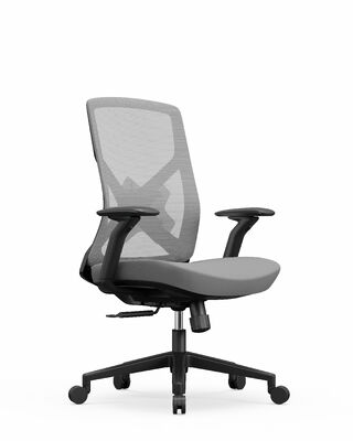 Bom preço Requisitos de montagem Cadeira giratória de escritório Altura ajustável 90° 120° Reclinar-se Suporte ergonômico para longas horas na secretária on-line