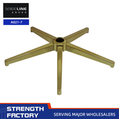 Bom preço Cadeira giratória de escritório substituição de base de ouro electroplated Five Star Foot on-line