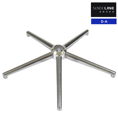 2 polegadas 5 Casters cadeira de escritório substituição de base de elétropolimento Five Star Foot