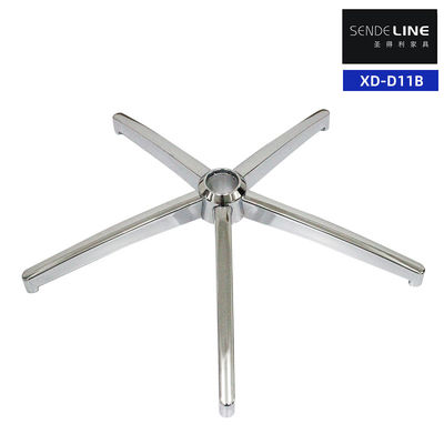 Base Ergonómica de Metal para Cadeira de Escritório Altura Ajustável com 5 rolhas