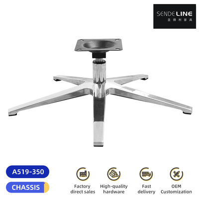 Bom preço Requer montagem - Suporte lombar e com base de cadeira de escritório de alumínio de alta qualidade é durável on-line