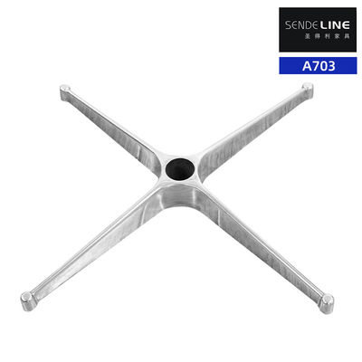 Bom preço Cadeira de escritório moderna Substituição de base metálica Base de cadeira giratória de alumínio durável on-line