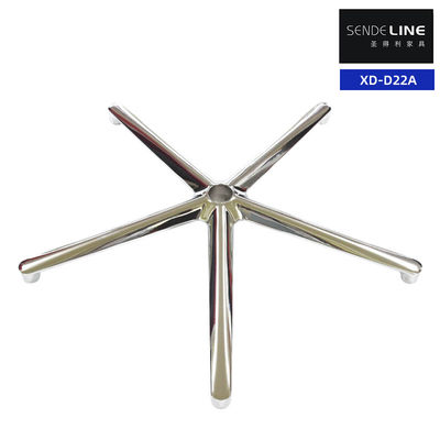 Bom preço Elegante cadeira de escritório preta de alumínio Ajuste de altura com estrutura de metal on-line