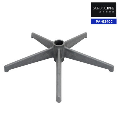 Cadeira de escritório de nylon Base giratória Five Star Foot Cadeira pernas Diâmetro 660mm 600mm