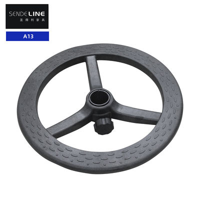 Bom preço Cadeira de escritório de nylon base giratória tabuleiro de barra preta pés de plástico rotação de 360 graus on-line