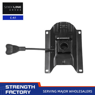 Bom preço Cadeira de escritório de elevador rotativo preto Mecanismo giratório Altura ajustável Personalizado on-line