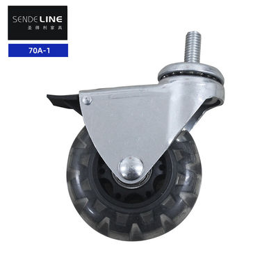 Bom preço 200kg Carga Metal Preto cadeira de escritório Hub substituição Medical Universal Wheel on-line