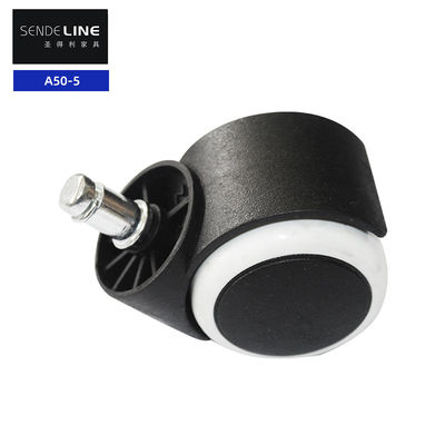 Bom preço Cadeira de escritório de nylon de borda branca de 50 mm substituição de roda de rodas Bifma Test on-line