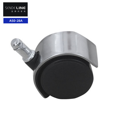 Bom preço Roda de substituição de cadeira de escritório de aço inoxidável preto on-line