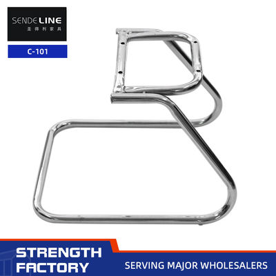 Bom preço Cadeira de escritório de instalação padrão Estrutura metálica eletroplata / Estrutura de arco preto on-line