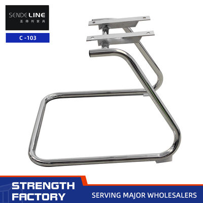 Bom preço Cadeira de escritório revestida de cromo Quadro de metal electroplacado / Quadro de arco preto on-line