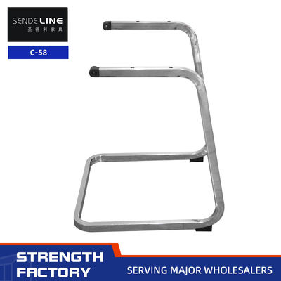 Bom preço Cadeira de escritório de tubos de ferro Estrutura metálica 620mm Alturas de placas de elétrons Cor on-line