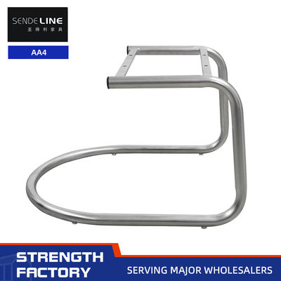 Bom preço Cadeira de escritório de estrutura metálica ergonômica Construção durável Preto Cor electroplated on-line