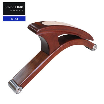 Bom preço Escritório Casa Braço de cadeira de madeira Braço de cadeira de madeira maciça on-line