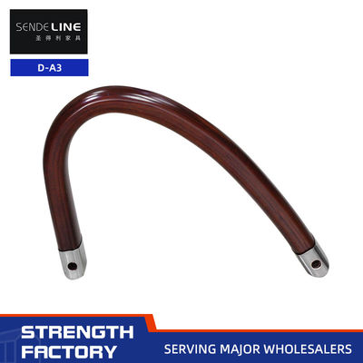 Bom preço Cadeira de madeira maciça de estilo moderno, apoio de braço confortável, castanho-avermelhado para casa e escritório. on-line