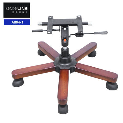 Bom preço Acessórios de cadeiras de escritório modernas Base de pé de cinco estrelas Cadeira de madeira substituição de perna on-line