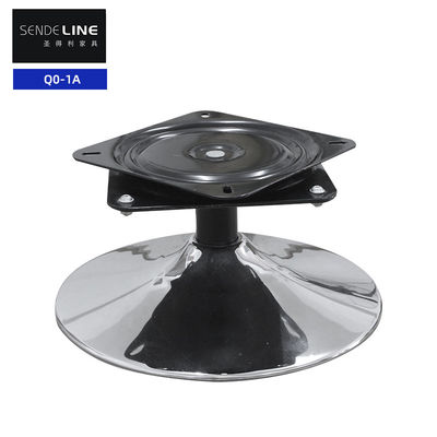 Cadeira de barros de cromo fixa Acessórios Sofá Cadeira de disco Base de rotação e retorno automático
