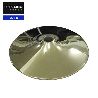 Bom preço Gold / White Modern Bar Stool Acessórios Restaurante Silla giratória Base redonda on-line