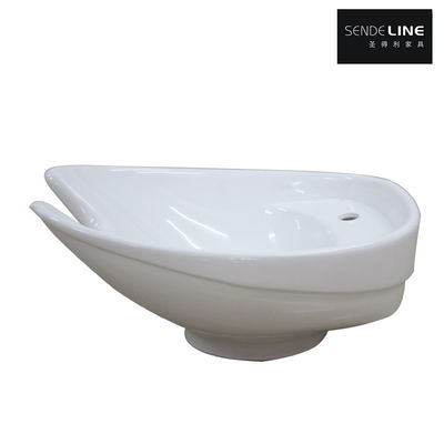 Bom preço Silla de salão de beleza de shampoo cerâmico Peças Branco Cor 510X600×230mm on-line