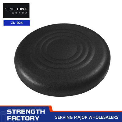 Bom preço Salão de beleza Cushions de banquinha de bar redonda preta Cushion de cadeira de elevador de esponja de couro PU on-line