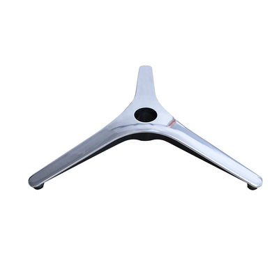 Bom preço Base de cadeira de escritório moderna de metal com ajuste de altura, poluição de cor, sem rodas on-line