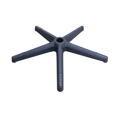 Cadeira de escritório de fábrica Base giratória com desmontagem Bifma preto de nylon testado raio 350mm