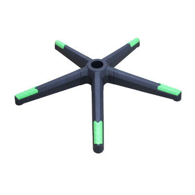 Bom preço Desmontagem ergonômica Cadeira de escritório Base giratória com 1136 kg de testes de nylon Altura ajustável Casters pretos on-line