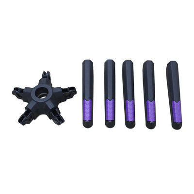 Bom preço Desmontagem 350mm raio preto cadeira de escritório de nylon base giratória com ajuste de altura on-line