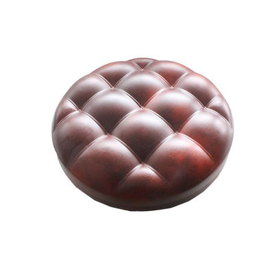 Bom preço 330mm Diâmetro 75mm Espessura Cadeira almofada Para salão de beleza PU Bar Chair Round Stool Seat Cushion on-line