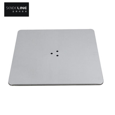 Bom preço Acessórios de banquinho de bar de aço inoxidável moderno Base de cadeira de chapa de ferro sólido com tratamento de 3 furos on-line