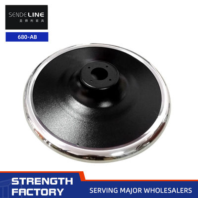 Bom preço Placa de estampação a frio Spray cadeira de barbeiro preto Base de aço inoxidável borda 3,0mm parede on-line