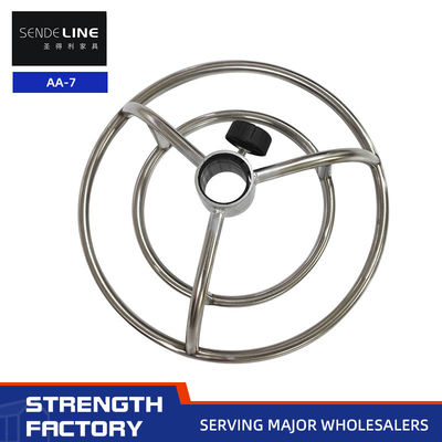 Bom preço Cadeira de bar eletroplata ajustável de dois andares Acessórios de pedal em estilo moderno on-line