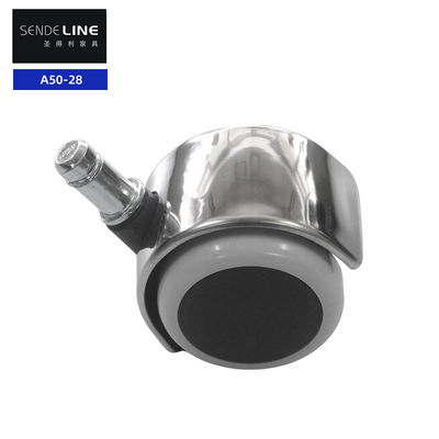 Bom preço Cadeira de escritório de nylon branco de 2 polegadas para fácil movimento e rolamento suave on-line