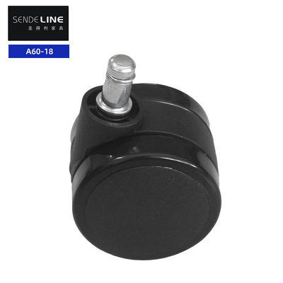 Nailon cadeiras de escritório rodas para rolamento suave e durabilidade capacidade de carga 250 lbs conjunto de 5