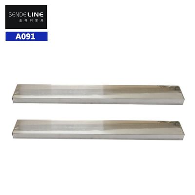 Base de cadeira de barbeiro de aço inoxidável de cor brilhante para salão de beleza cadeira 460*60*20mm