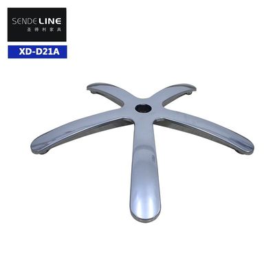 Forjamento de chapas de metal a frio para casa Cadeira de escritório prateada Base Diâmetro 700 mm Peso 3,75 kg