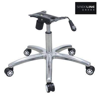 Bom preço Base de cadeira de escritório de liga de alumínio feita sob medida Pés de cinco estrelas com diâmetros de 700/660/600/500 mm on-line