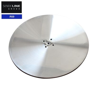 Bom preço 7.4kg Revestido de ouro de aço inoxidável borda de desenho superfície cadeira de barbeiro fundo on-line