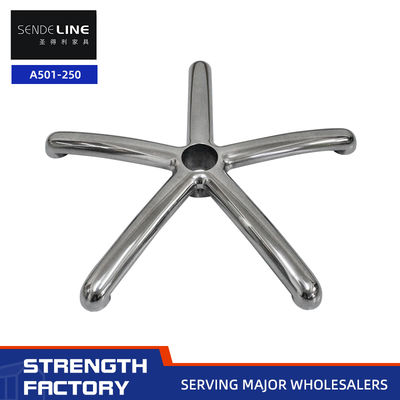 Bom preço Base para cadeira de escritório de 5 estrelas, tecnologia de moldagem integrada por fundição sob pressão de liga de alumínio polido com um diâmetro de 500mm on-line