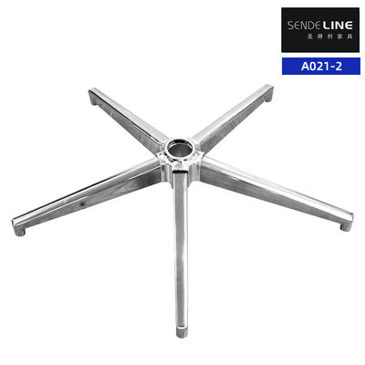 Bom preço Base giratória para cadeira de escritório soldada para trilhos de alta velocidade de 110mm, pernas de cadeira de 5 estrelas on-line