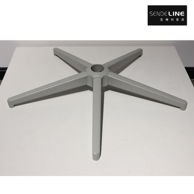 Bom preço High-end iron welded office chair base, grey 700/640mm five-star feet on-line