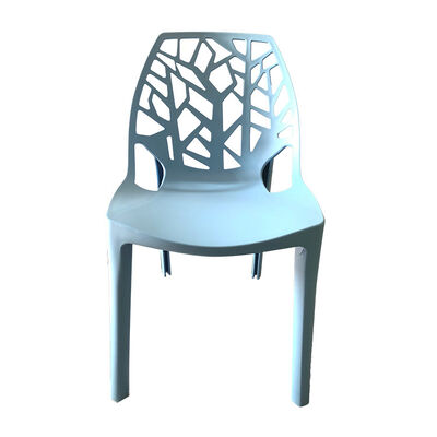 Bom preço Cadeira de plástico moderna empilhável com dimensões de assento 45 H 42 W 40 D cm para locais de eventos Salas de banquete e salas de espera on-line