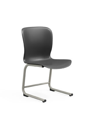 Bom preço Dimensões do Assento 48A × 46L × 43P cm Cadeira Moderna de Plástico com Base Tratada por Decapagem e Galvanoplastia, Equipado com Pés Antiderrapantes Fixos, Adequado para Uso Interno e Externo on-line