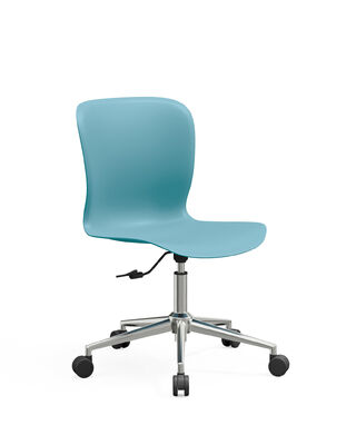 Bom preço Cadeira de Jantar Moderna com Base de Cinco Estrelas Eletrodepositada em Plástico, Empilhável, Leve e Durável, Solução de Assento para Multiuso on-line